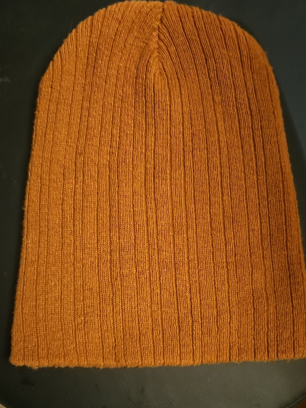 wild fable Ribbed Knit Beanie in Burnt Orange